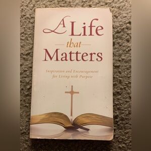 🤍 “A Life That Matters” book
